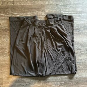 MaxMara Brown Wide-Leg Pants